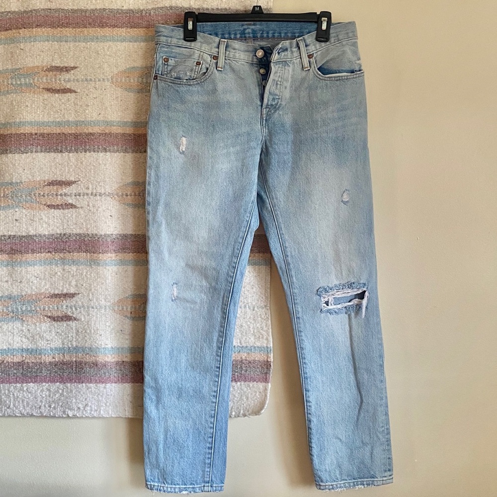 501 Selvedge Distressed Levi’s